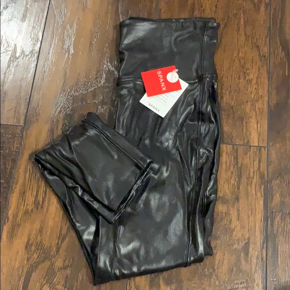 Spanx Faux Leather Leggings